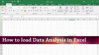 data anlaysis tool for excel mac youtube