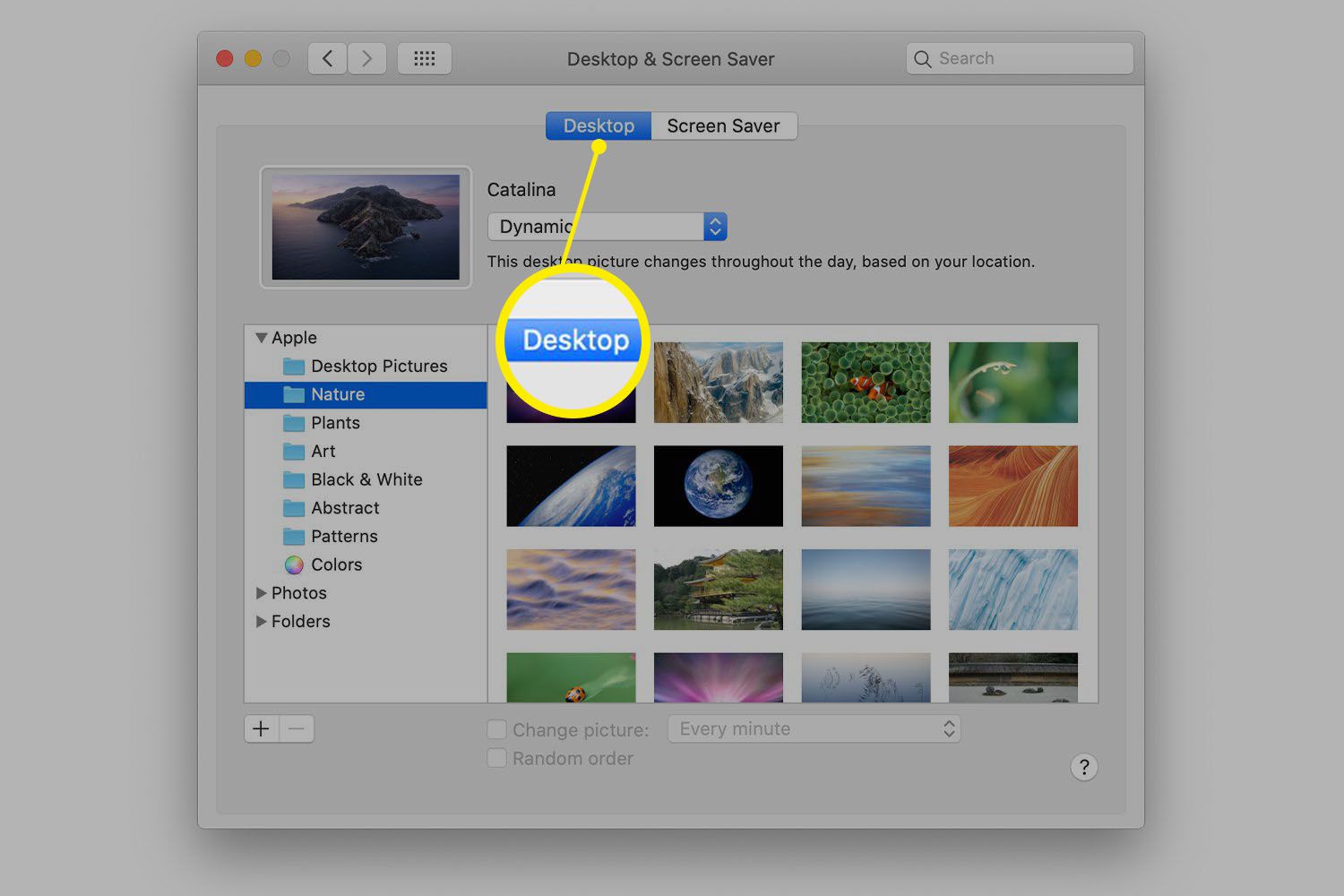 set the same image for every desktop mac